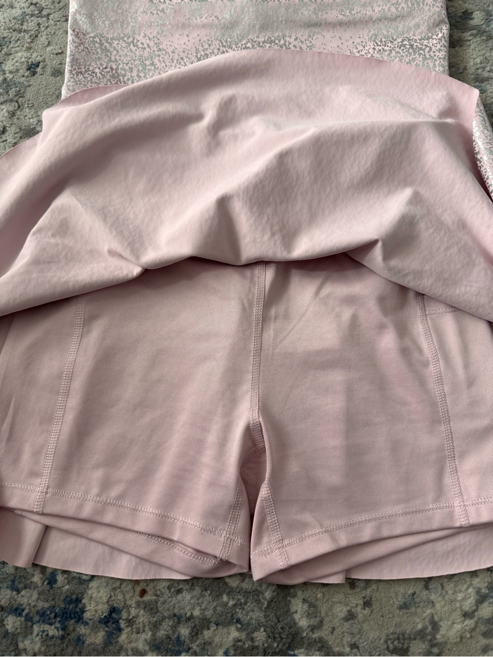 Old Navy Pink Glitter Girls Matching Tank and Skirt Set - Picture 3 of 3